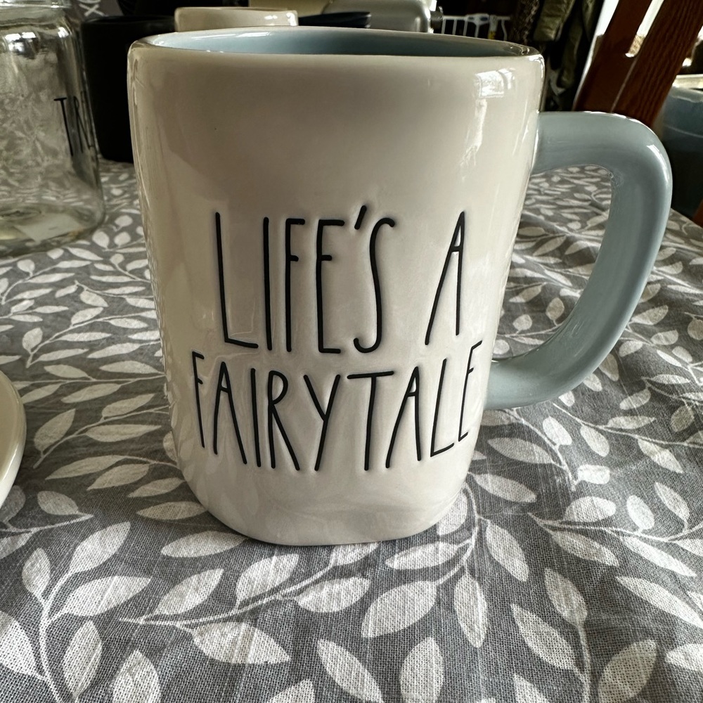 NEW Rae Dunn Disney Princess Cinderella Life’a A Fairytale Mug!